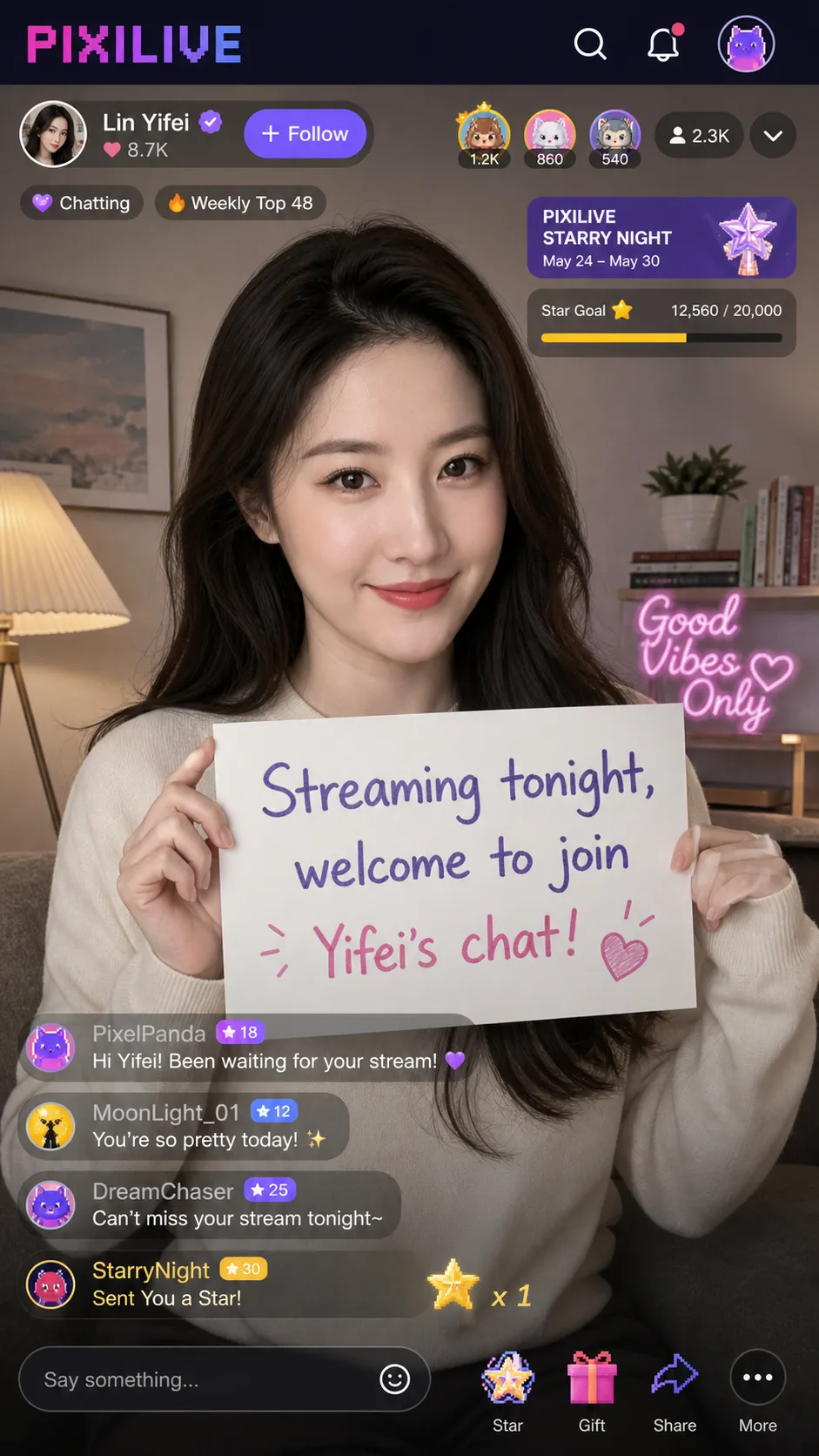 Livestream Interface Design - Brand Visuals - CH-0048