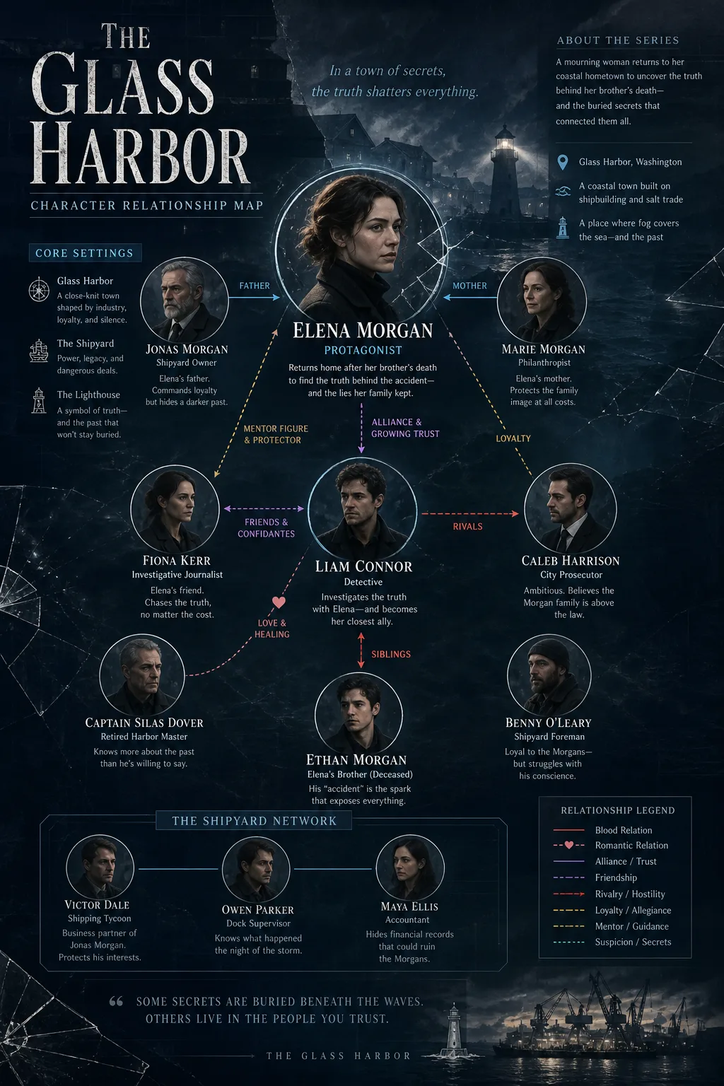 Relationship Map Infographic - Presentations - CH-0084