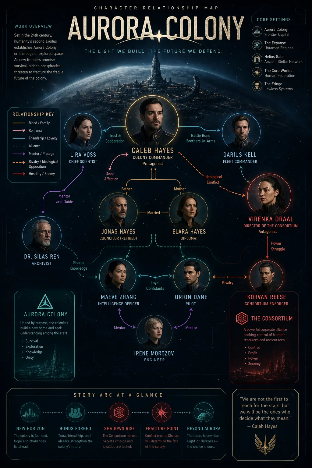 Relationship Map Infographic - Presentations - CH-0086