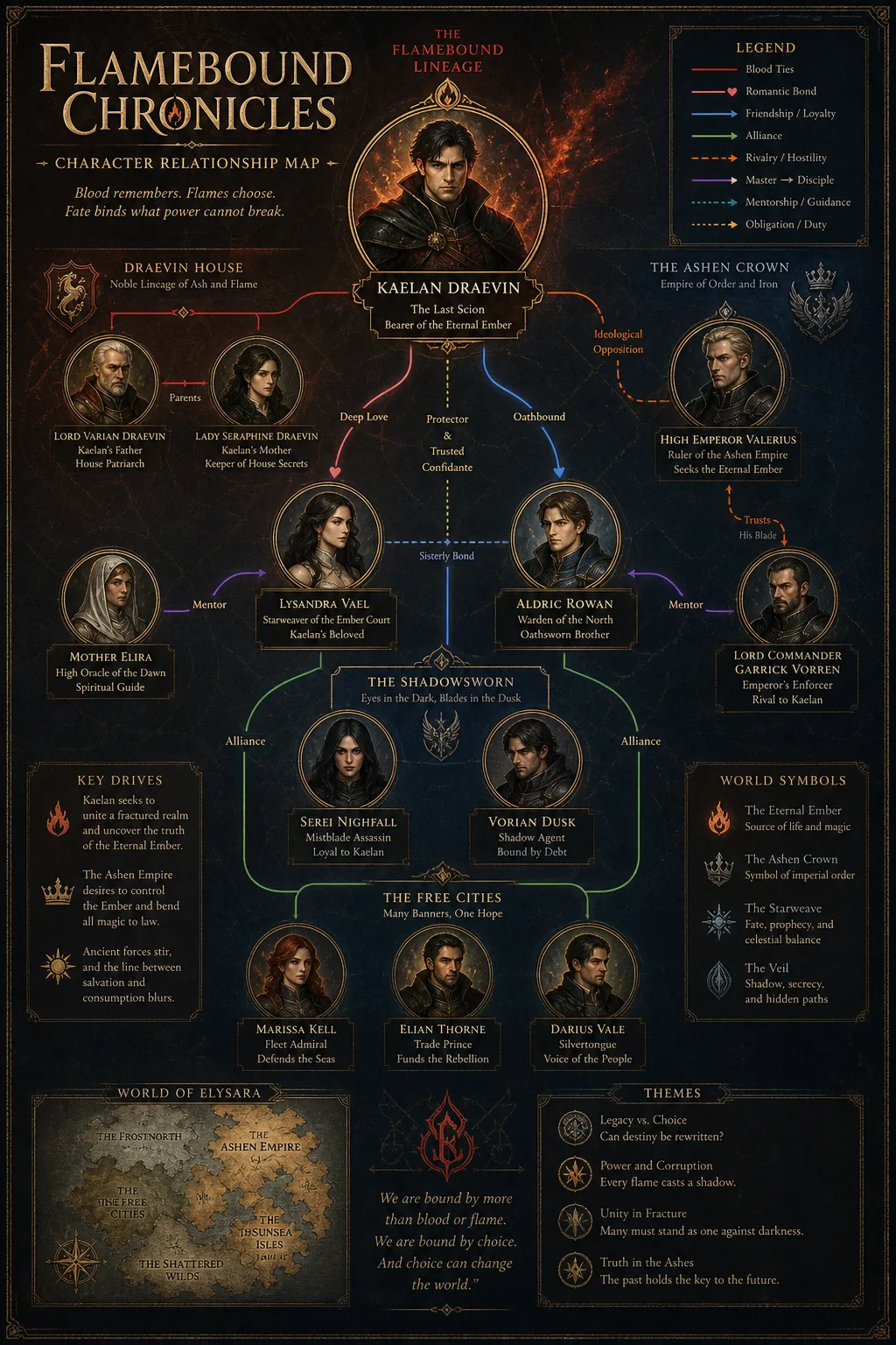 Relationship Map Infographic - Presentations - CH-0087