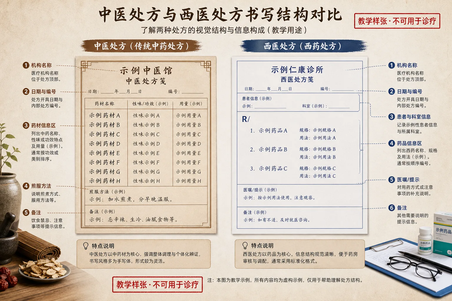 手写中西药方图片 - PPT 与报告 - CH-0168