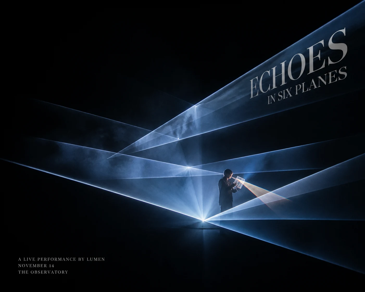 Volumetric Laser Performance Poster - Advertising - CH-0526