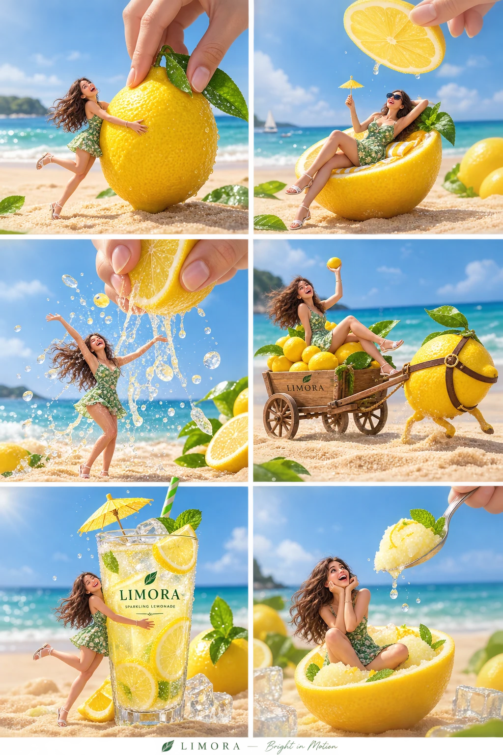 Miniature Lemon Drink Campaign - Advertising - CH-0532